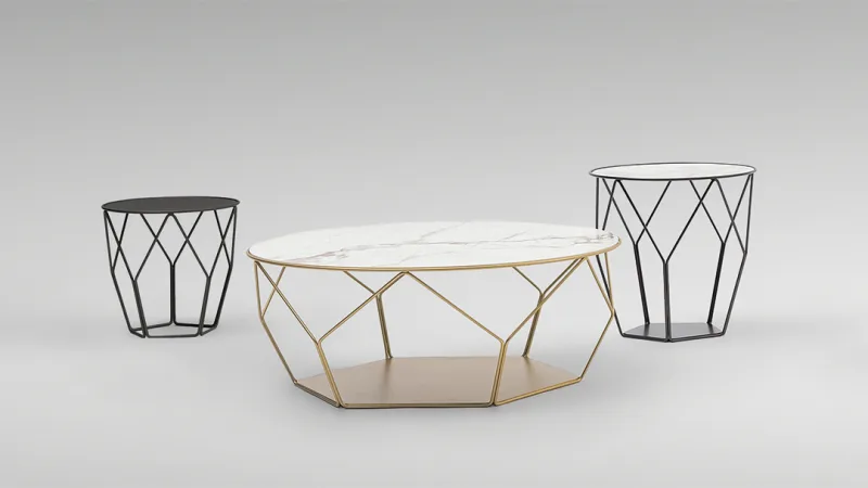 Măsuță de cafea cu blat din ceramică Arbor - Image 7