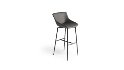 Scaun de bar tapițat Artika too / Artika Wood too