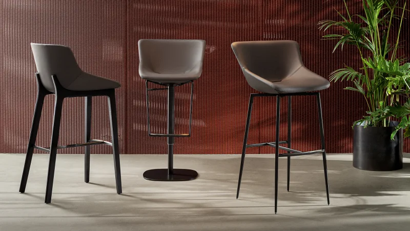 Scaun de bar tapițat Artika too / Artika Wood too - Image 3