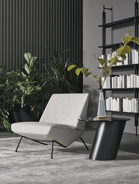 Fotoliu tapițat Sleek - Image 7