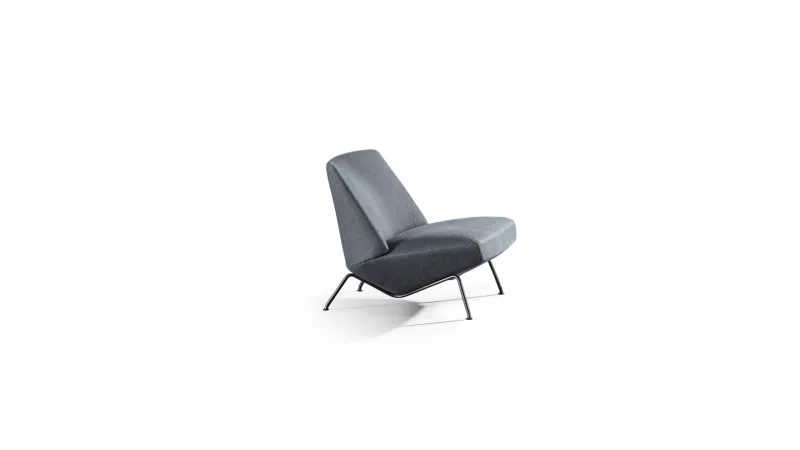 Fotoliu tapițat Sleek - Image 1