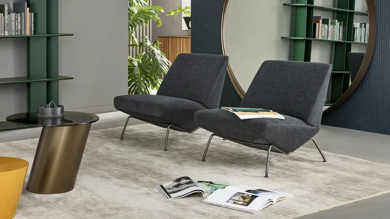 Fotoliu tapițat Sleek - Image 3