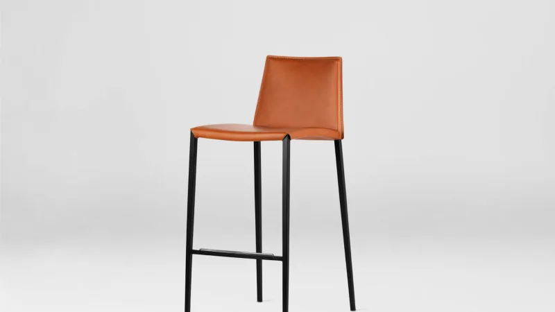 Scaun de bar tapițat Aida CS1821 - Image 2