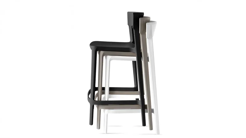 Scaun de bar Skin CS1843 - Image 5