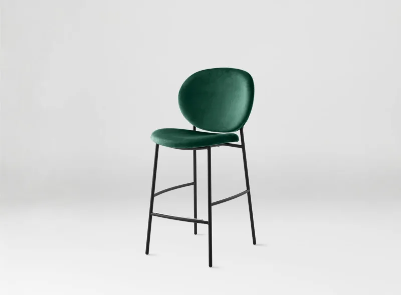Scaun de bar tapițat Inès CS2022 - Image 1