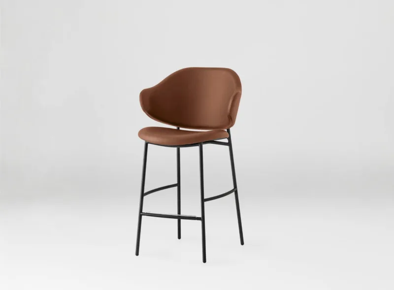 Scaun de bar tapițat Holly CS2038 - Image 1