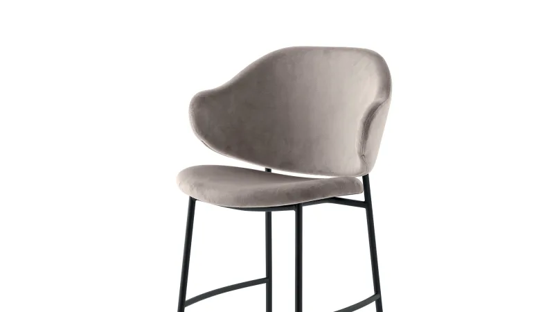 Scaun de bar tapițat Holly CS2038 - Image 5