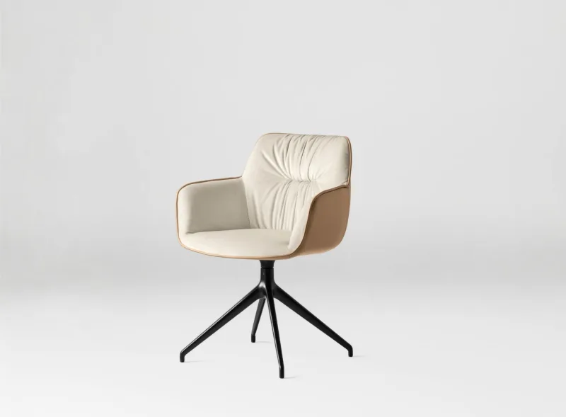Scaun rotativ cu brațe Cocoon CS2085-BI-180 - Image 1