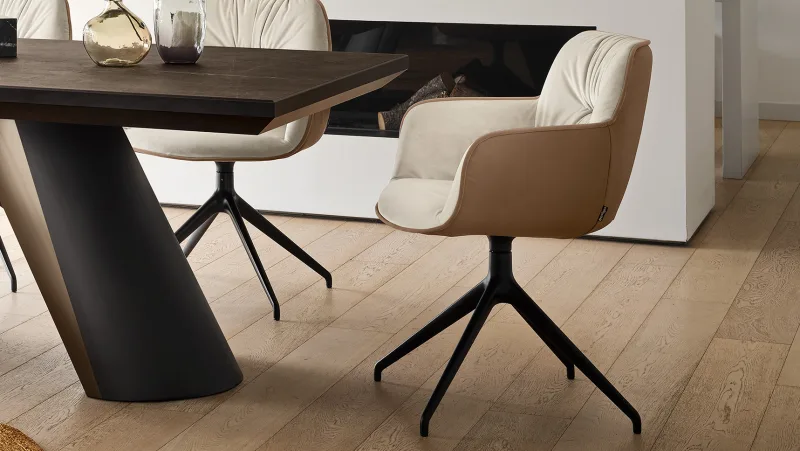 Scaun rotativ cu brațe Cocoon CS2085-BI-180 - Image 5