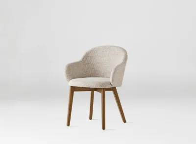 Scaun tapițat cu brațe Holly Fab CS2206