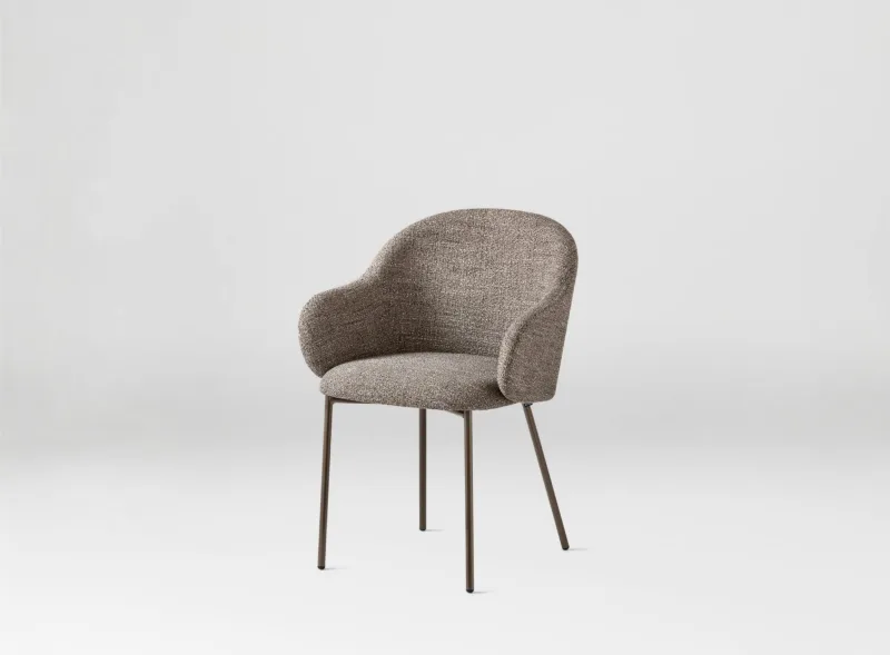 Scaun tapițat cu brațe Holly Fab CS2212 - Image 1