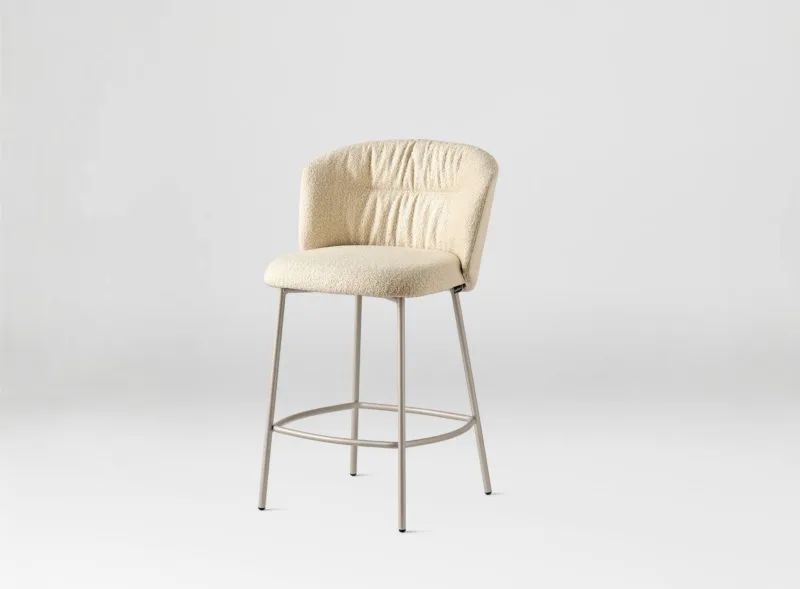 Scaun de bar tapițat Sweel CS2214 - Image 1