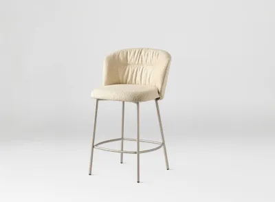 Scaun de bar tapițat Sweel CS2214