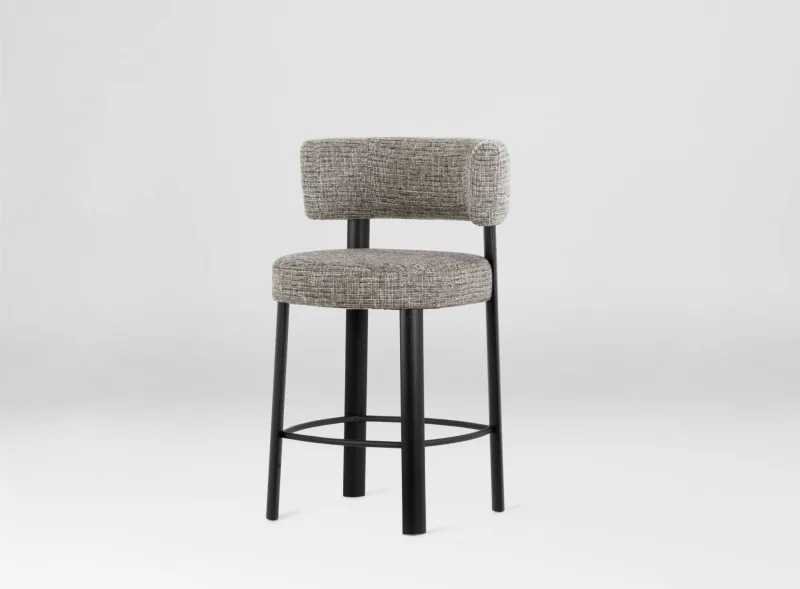 Scaun de bar tapițat Glen CS2257 - Image 1