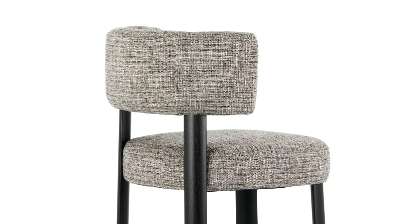 Scaun de bar tapițat Glen CS2257 - Image 4