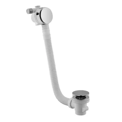 Ventil click-clack pentru cadă cu tub flexibil din plastic și deviator Fima F2003ER