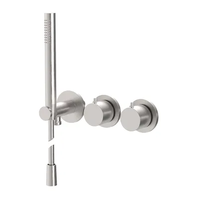 Baterie încastrată mecanică Fima Spillo Steel F3049WX9S