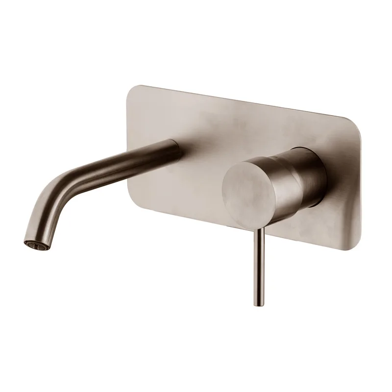 Baterie lavoar de perete monocomandă Fima Spillo Steel F3081WX5