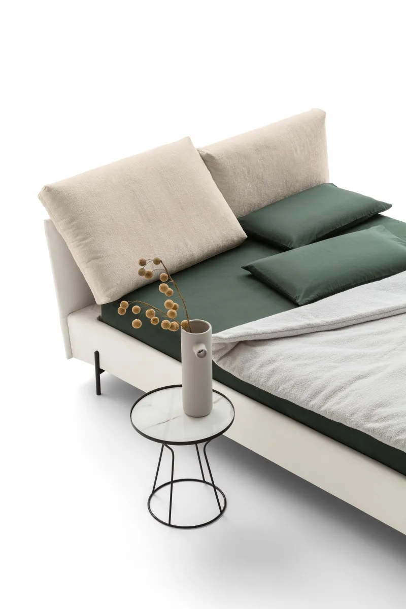 Pat tapițat Ischia cu ladă de depozitare opțională - Image 4