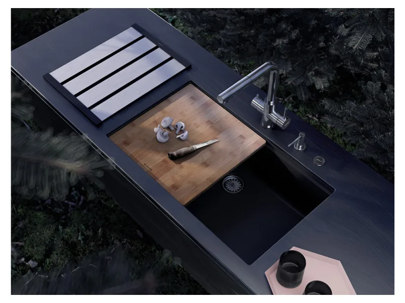 Chiuvetă granit Greenwich N-100XL - Schock - Image 2