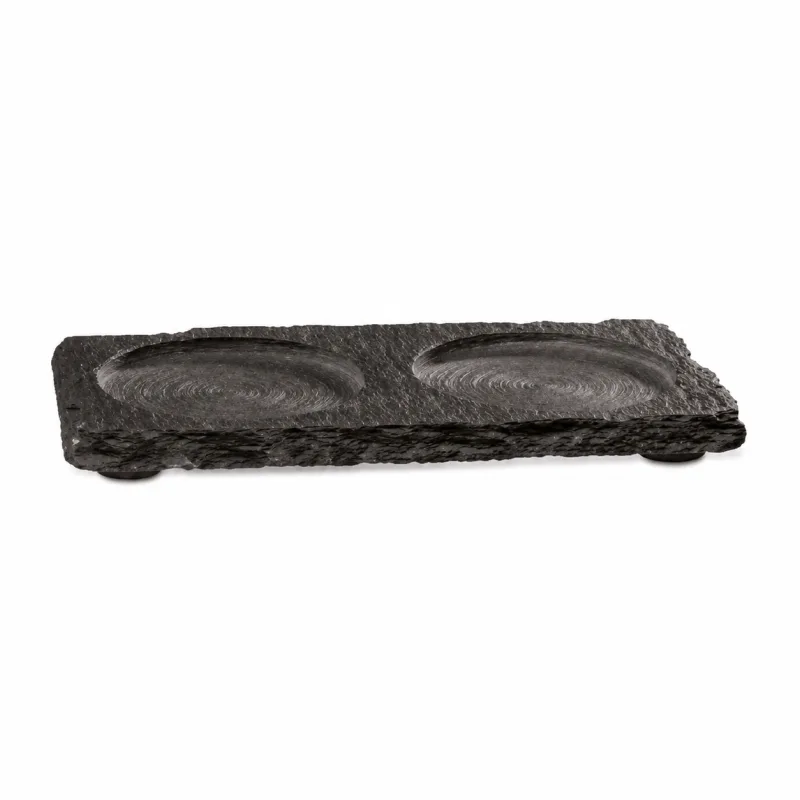 Suport 2 recipiente Ø 6 Ardesia 15x8 cm - Sambonet