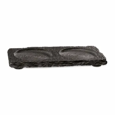 Suport 2 recipiente Ø 6 Ardesia 15x8 cm - Sambonet
