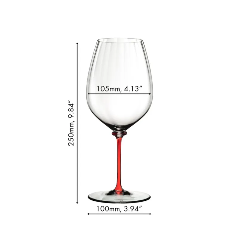 Pahar vin Fatto A Mano Performance Rosu - Riedel - Image 3