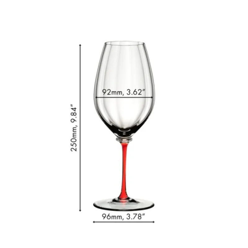 Pahar vin Riesling Fatto A Mano Performance Rosu  - Riedel - Image 3
