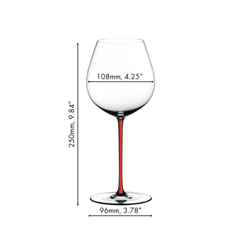 Pahar vin Pinot Noir Fatto A Mano Rosu - Riedel - Image 3