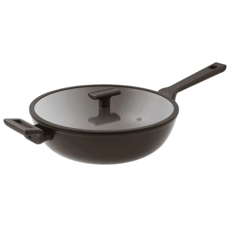 Tigaie Wok 30cm Titan Pro inductie dubla - Sambonet - Image 1