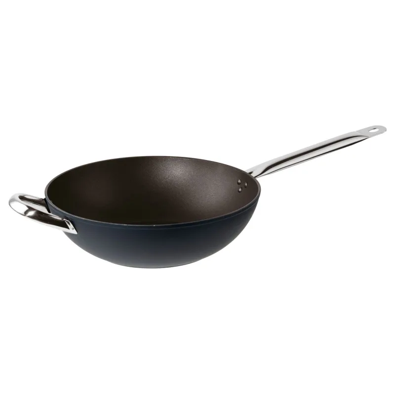 Tigaie Wok 32cm cu capac - Sambonet - Image 2