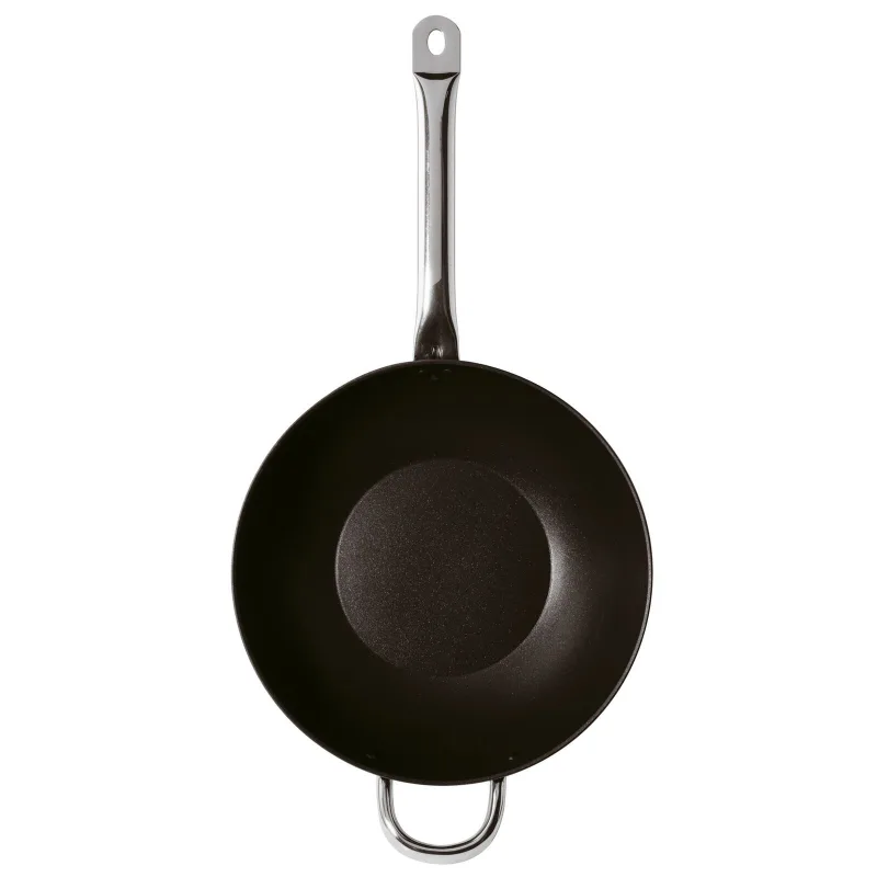 Tigaie Wok 32cm cu capac - Sambonet - Image 3