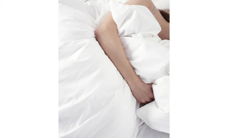Lenjerie de pat double Ingrid Snow 220x220 cm - ByNord - Image 2