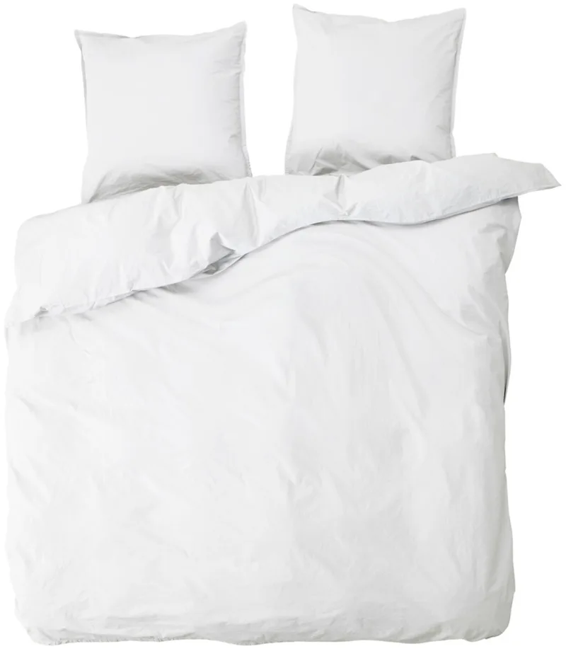 Lenjerie de pat double Ingrid Snow 220x220 cm - ByNord - Image 1