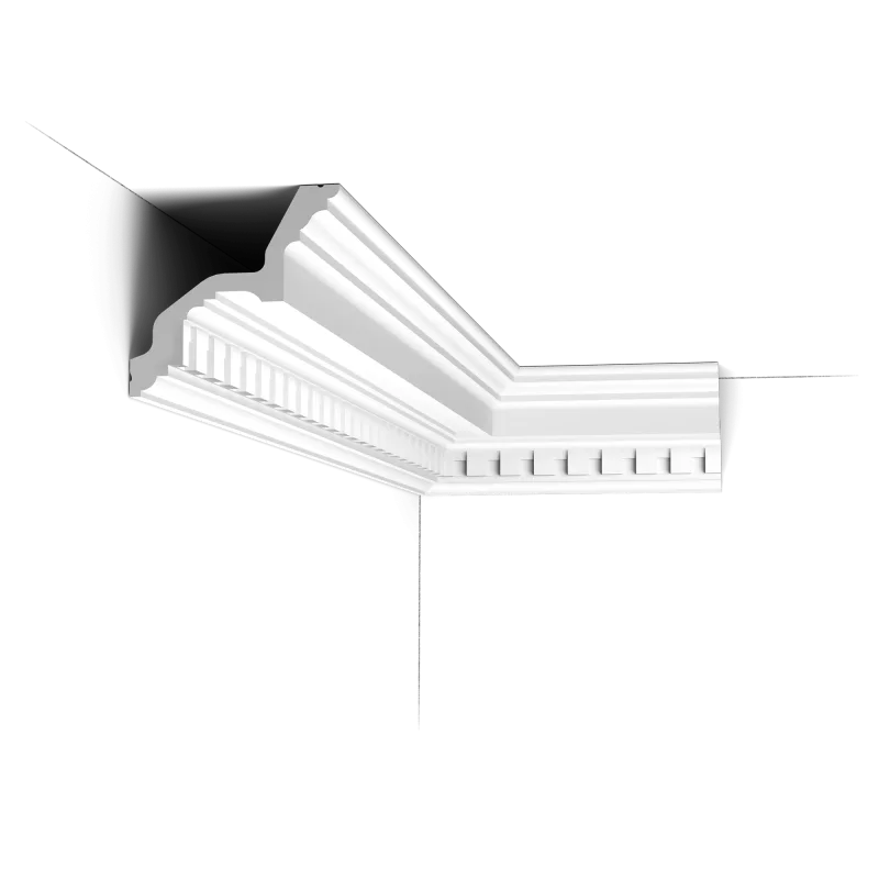 Cornișă decorativă C211 — design crenelat clasic, variantă flexibilă, 200 cm - Image 2