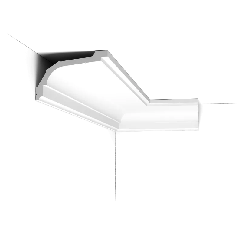 Cornișă decorativă C220 — profil drept clasic, variantă flexibilă, 200 cm - Image 2
