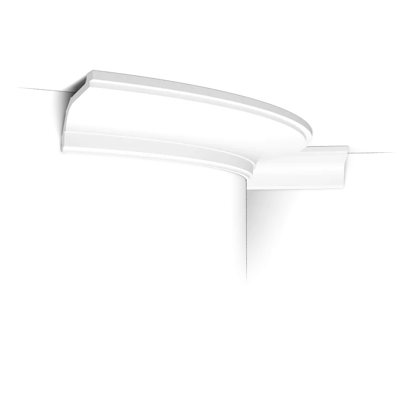Cornișă decorativă C220 — profil drept clasic, variantă flexibilă, 200 cm - Image 4