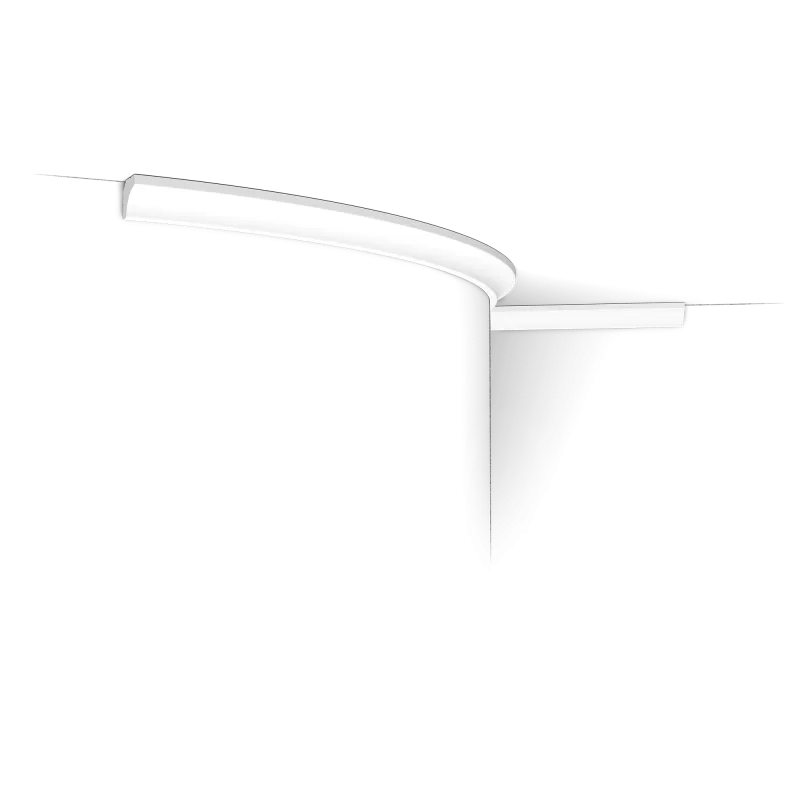 Cornișă decorativă C250 — cea mai mică din gamă, 1,6×1,6 cm, variantă flex - Image 4