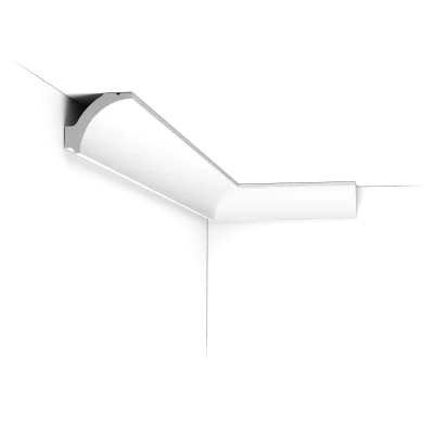 Cornișă decorativă C260 — profil rotunjit 4,1×4,8 cm