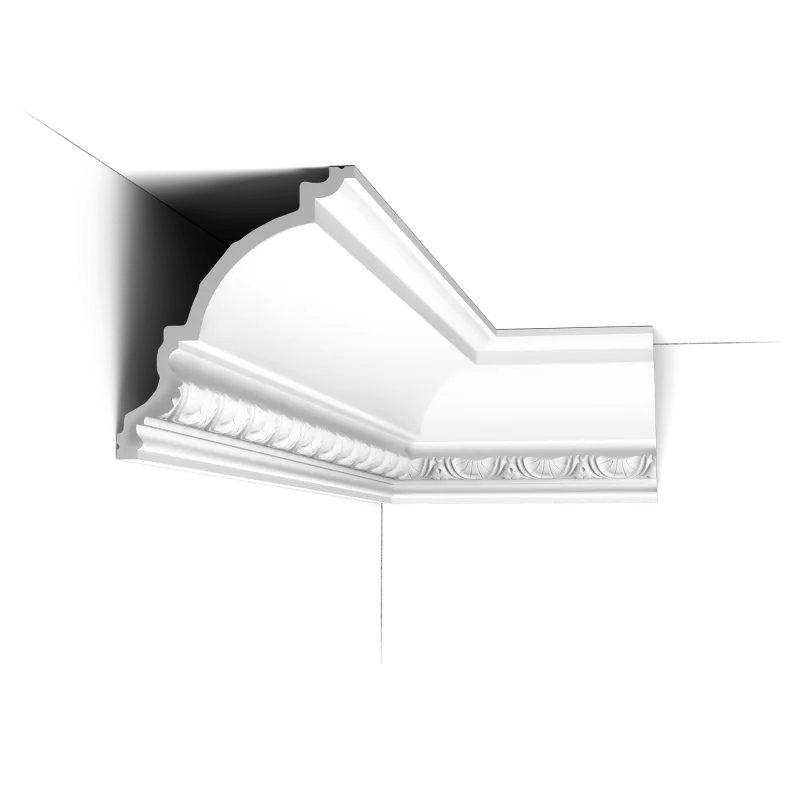 Cornișă decorativă C301 — muchie ornamentată 17×14,4 cm, camere mari - Image 1