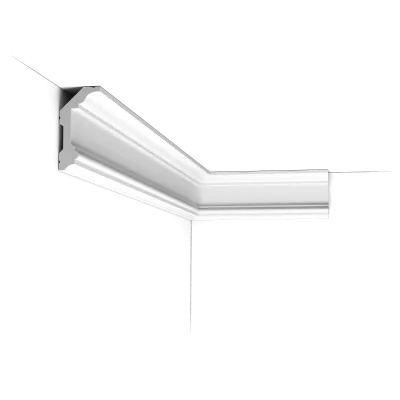 Cornișă decorativă C321 COTSWOLD — montaj dublu 9,9×5 cm, variantă flex
