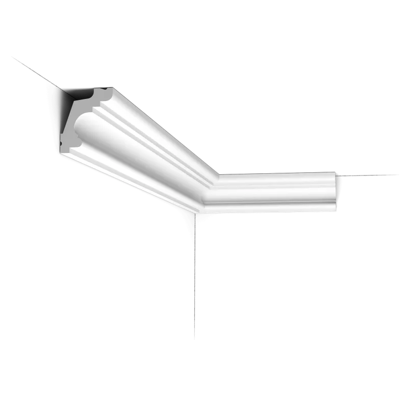 Cornișă decorativă C322 — profil rotunjit discret, 200 cm - Image 1
