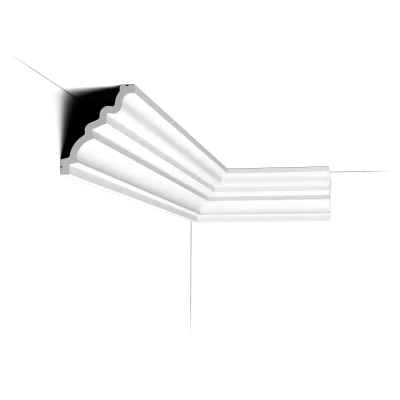 Cornișă decorativă C326 MANOIR — model mediu, 9 cm