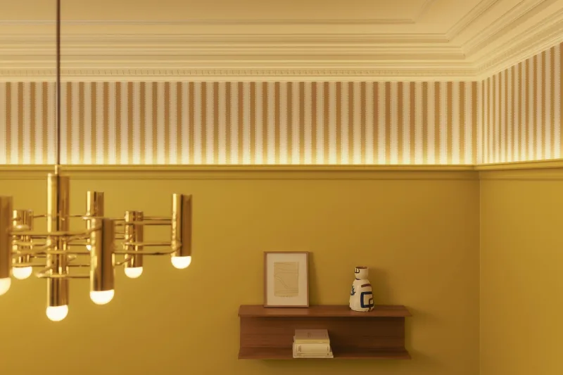 Cornișă decorativă C328 — 200 cm, pentru iluminare indirectă - Image 3