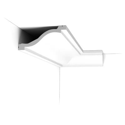 Cornișă decorativă C331 — profil pentru tavan 6,1×13,5 cm