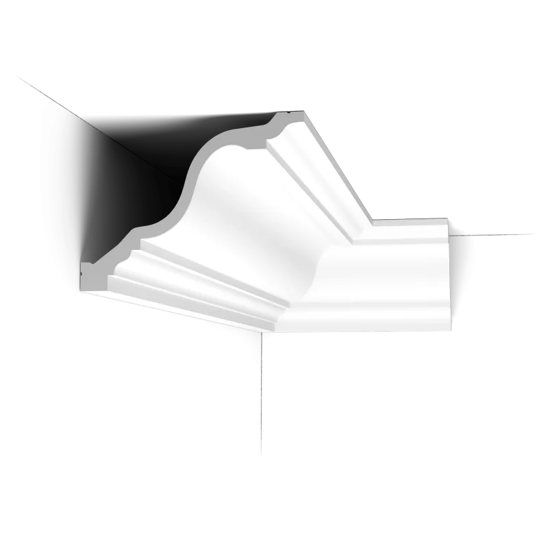 Cornișă decorativă C334 — model gât de lebădă, 15 cm, versiune flexibilă - Image 1
