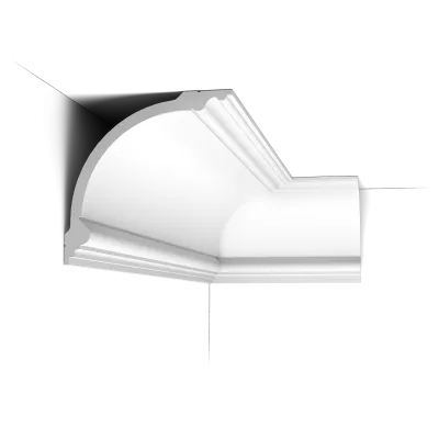 Cornișă decorativă C338 BA'ROCK — model Canterbury 18,2×18,2 cm
