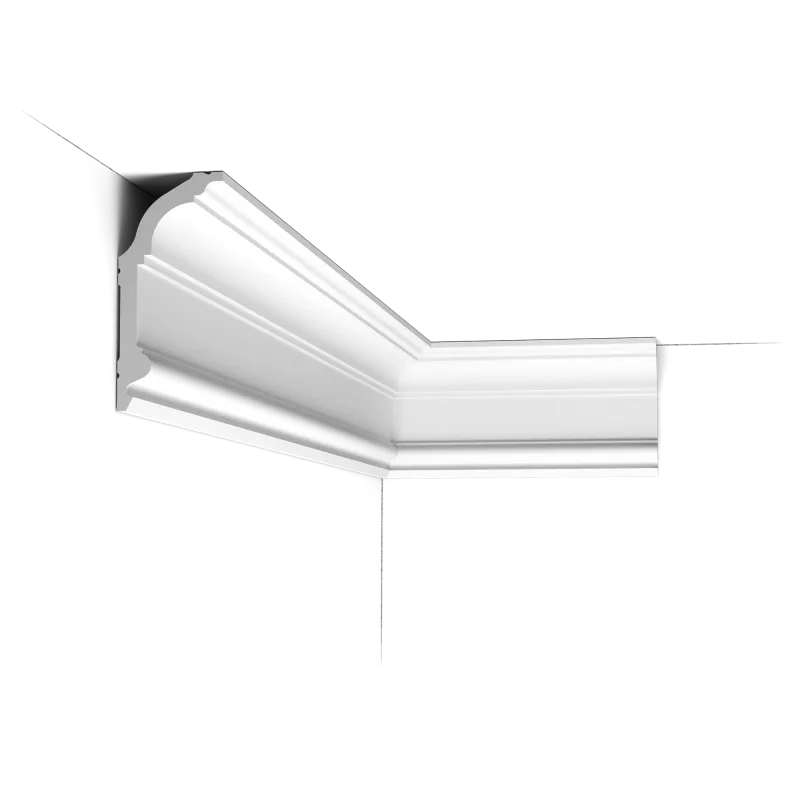 Cornișă decorativă C339 Cotswold — design liniar, 14,1 cm, flexibilă - Image 1
