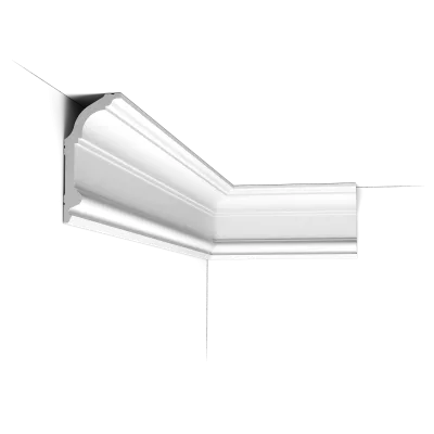 Cornișă decorativă C339 Cotswold — design liniar, 14,1 cm, flexibilă