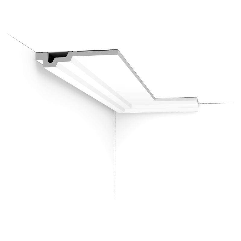 Cornișă plată C353 — efect de plutire 3×16,5 cm, design J. Vergracht - Image 1